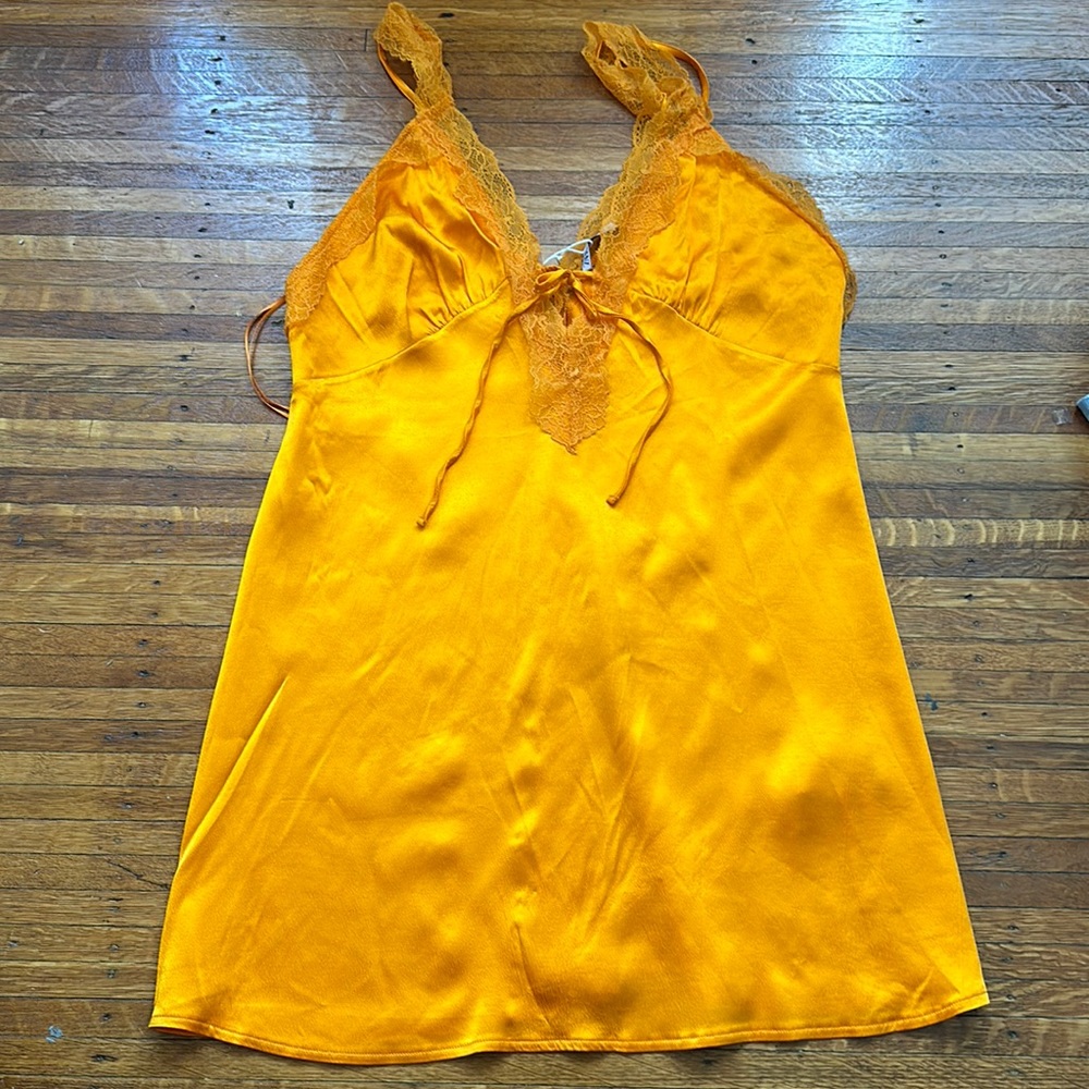 Zara Satin Slip Dress NWT sz L